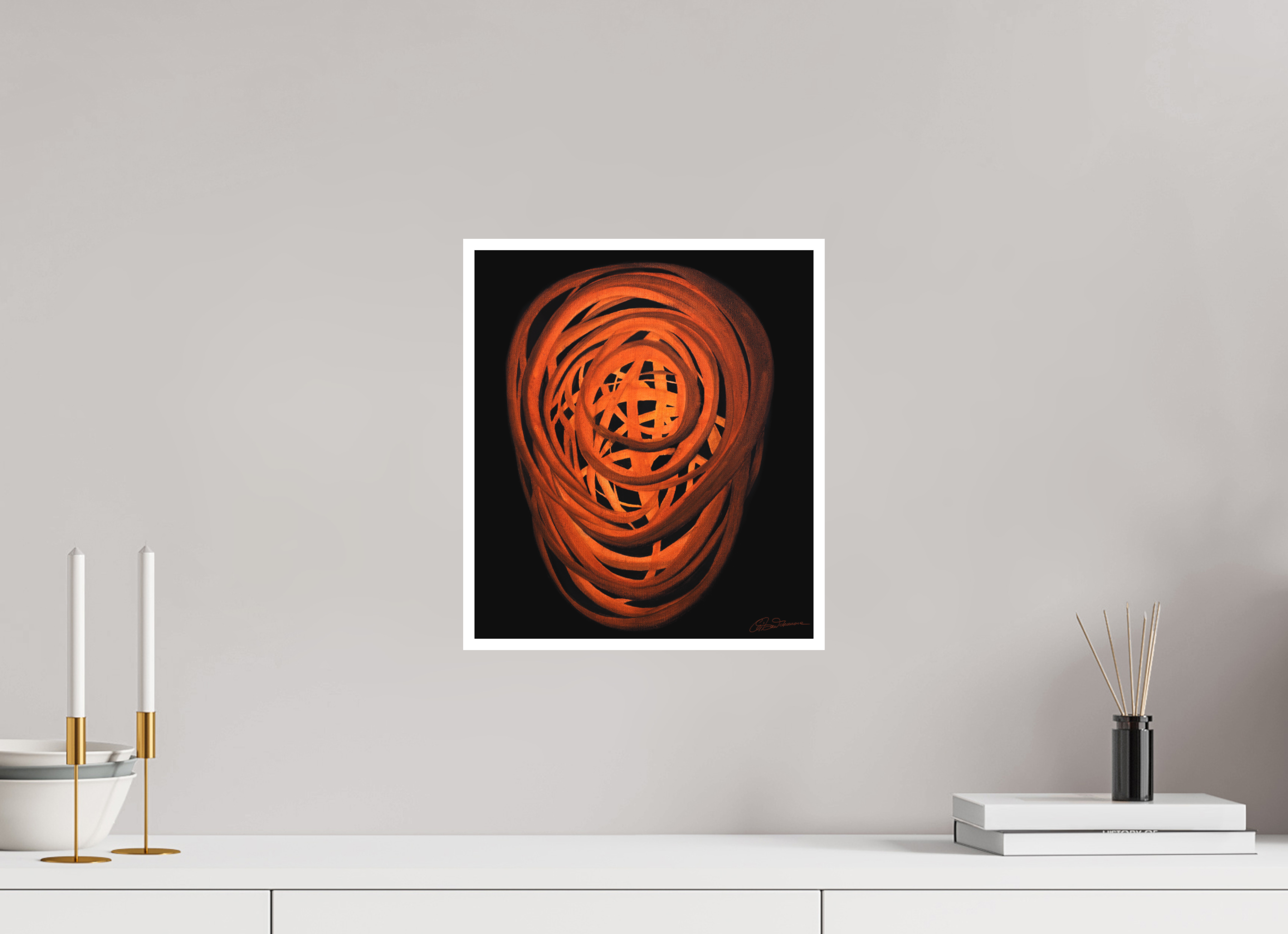 30 x 34,4 cm, Papier ohne Rahmen Glut | Indian Summer