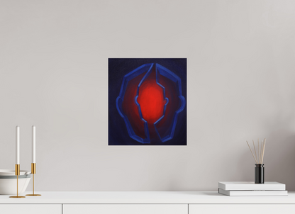 30 x 33,3 cm, Fine Art Print auf Metal Selbst-Bild.  Innerer Kern