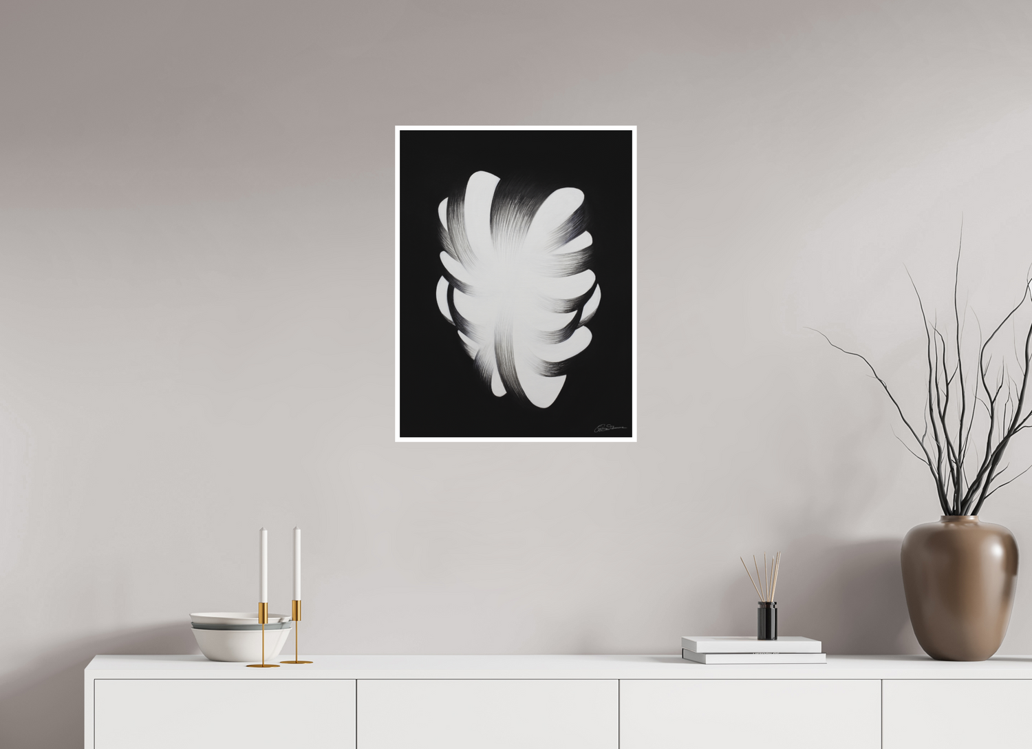 50 x 66 cm, Papier ohne Rahmen Ausstrahlung