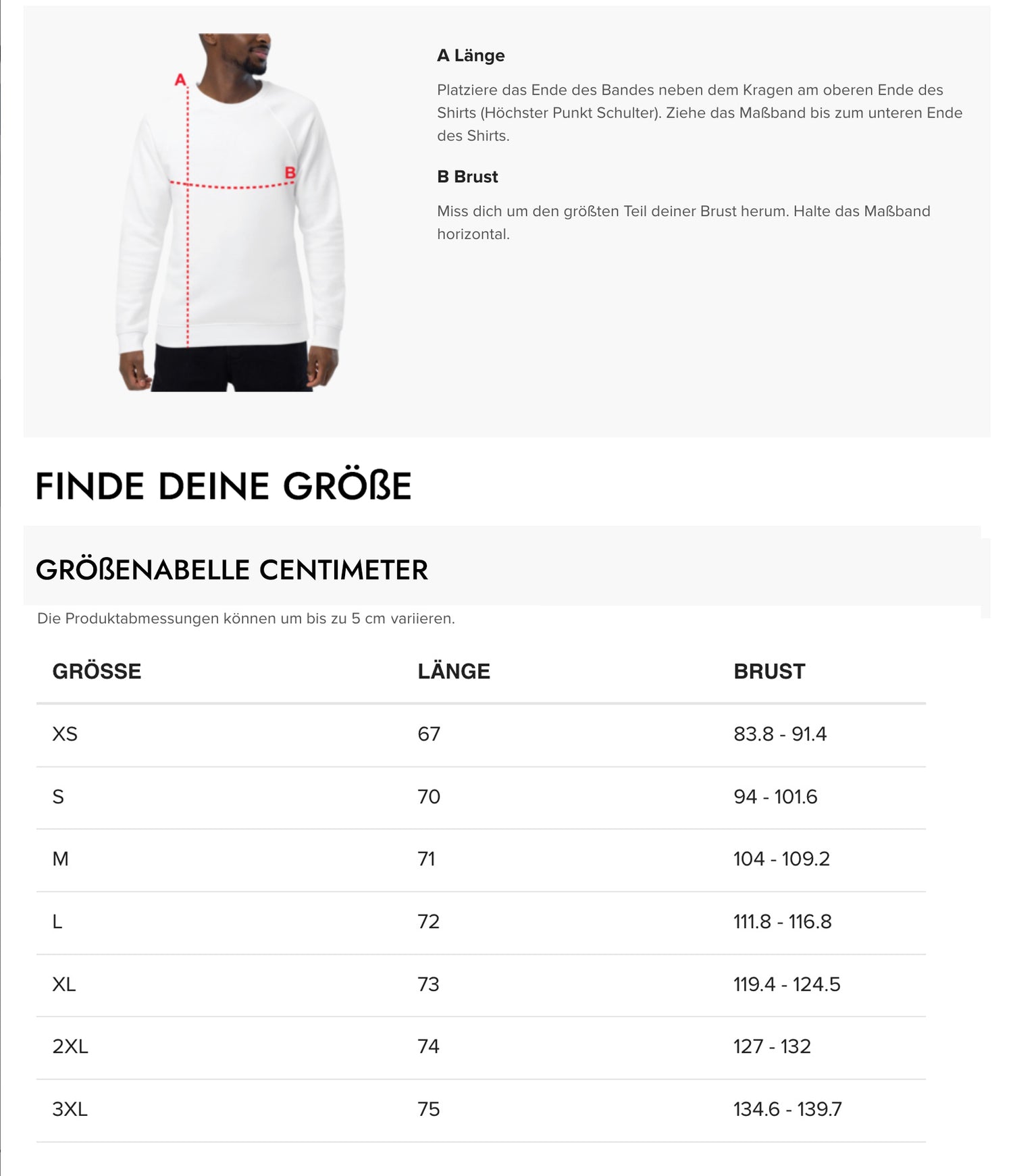 &quot;Know Thyself through Art. Know Thyself as Art&quot; –  Sweatshirt langärmlig – Unisex